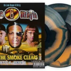 Three 6 Mafia When The Smoke Clears 2-LP ~ Exclusive Colored Vinyl ~ Brand New!